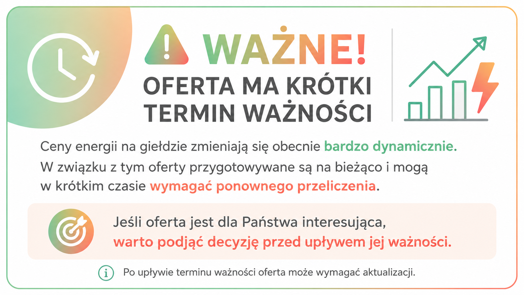 Dlaczego oferta na prąd jest ważna tak krótko? Jak przygotować firmę do procesu ofertowania
